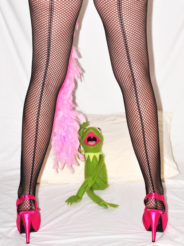 What IS Kermit thinking?  photoshop picture